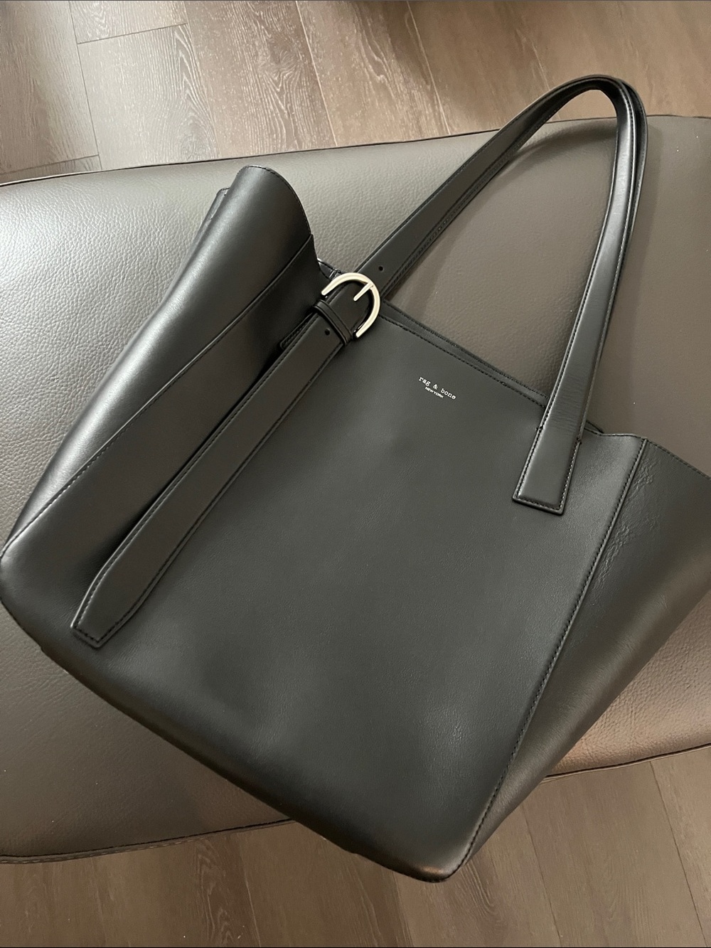 Rag & Bone black calf leather Parker tote bag. Never used!